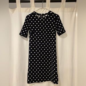 H&M Polka Dot Dress - Navy blue and white - Size 4 / S